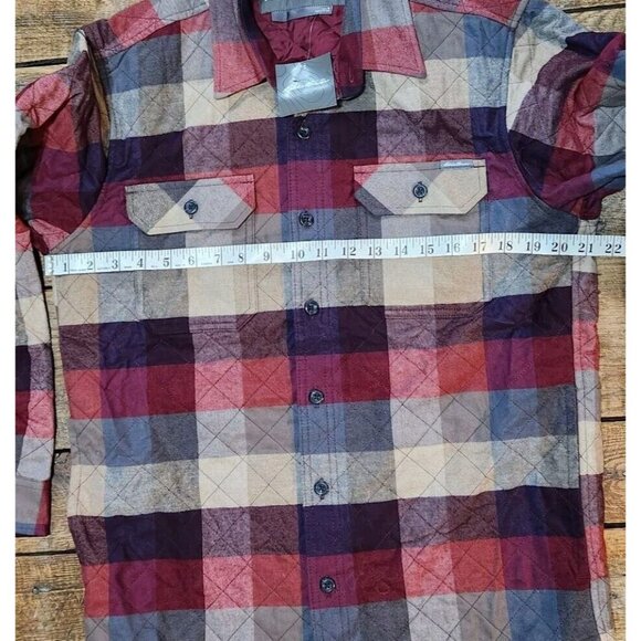 NWT Eddie Bauer Shacket Jacket Men's Small Quilted  Lined Pockets Button Up - Picture 4 of 16